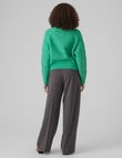 Vero Moda Birgitte Long Sleeve O-Neck Pullover, Mint product photo View 03 S