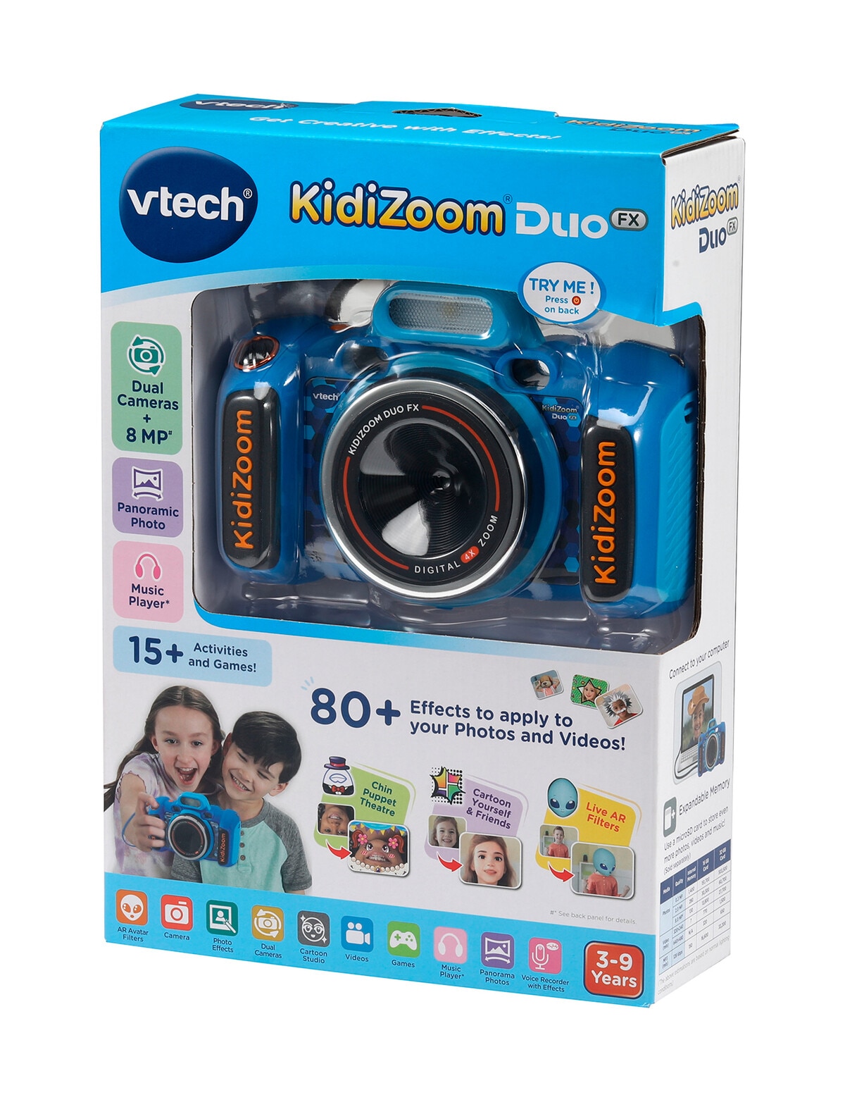 VTech Kidizoom Duo 5.0 Kids Digital Camera - Blue – TOYBOX