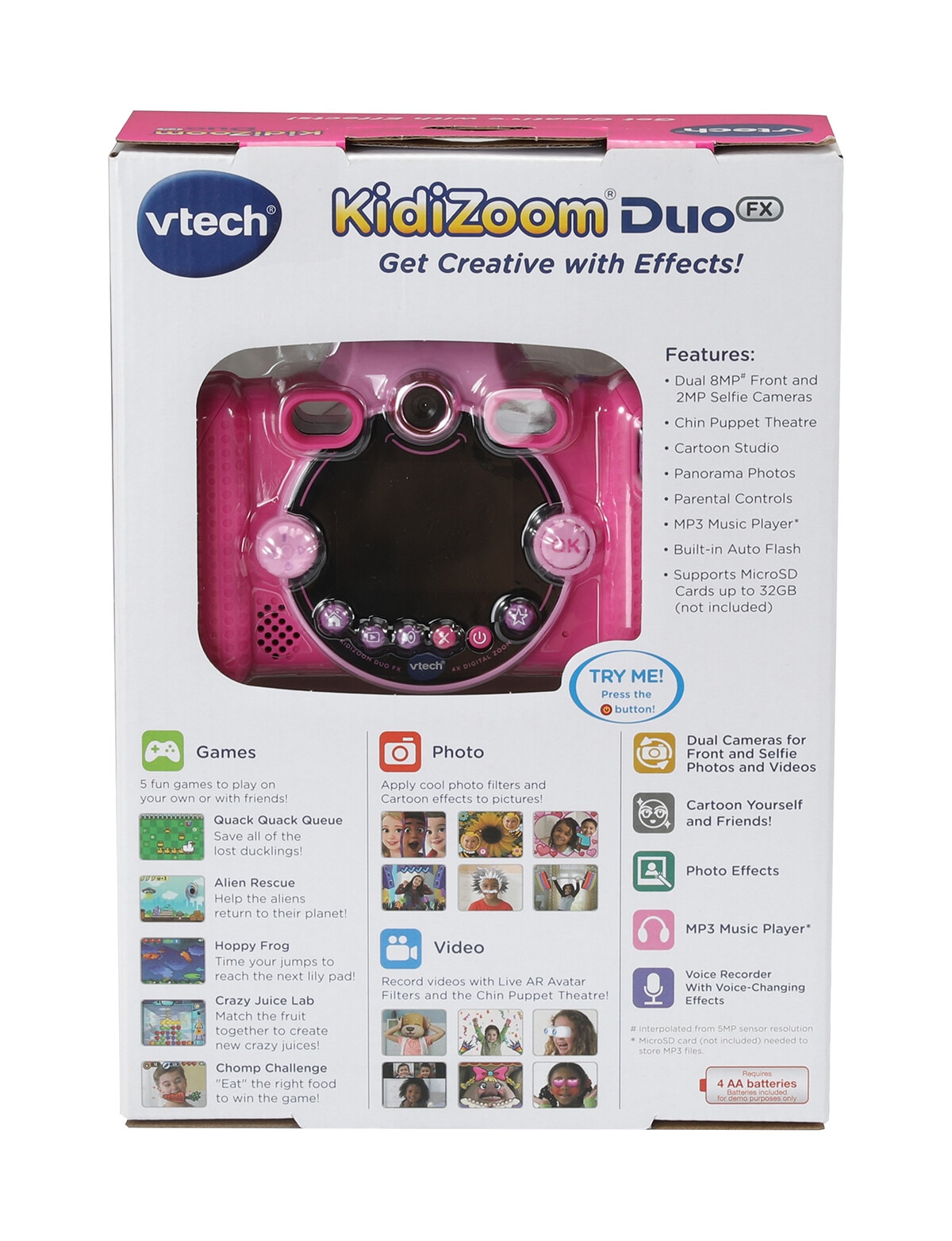 VTech Electronics VTech Kidizoom Duo FX Pink 1EA