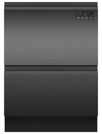 Fisher & Paykel Built-under Double DishDrawer, Black, DD60D2NB9 product photo