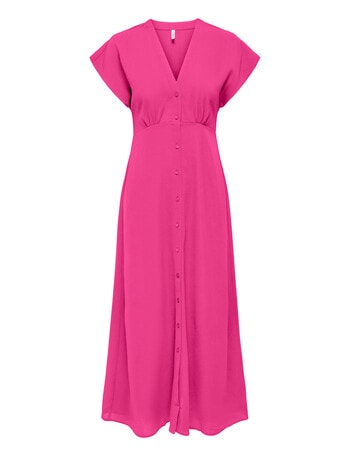 ONLY Nova Lux Mollie Long Dress, Raspberry Rose product photo