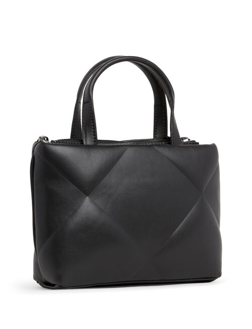 Calvin Klein Re-Lock Quilt Tote Mini Bag, Black product photo View 02 L