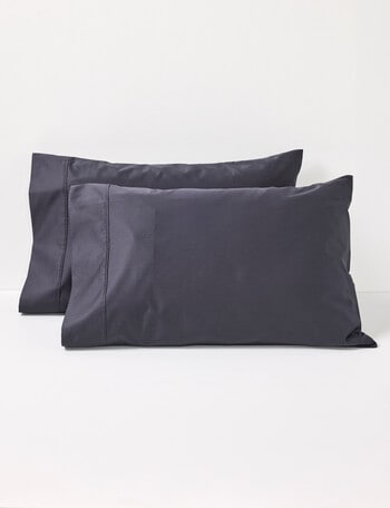 Kate Reed 800TC Egyptian Cotton Standard Pillowcase Pair, Pewter product photo