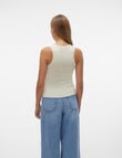 Vero Moda Polly Sleeveless Top, Birch product photo View 02 S