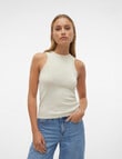 Vero Moda Polly Sleeveless Top, Birch product photo View 04 S