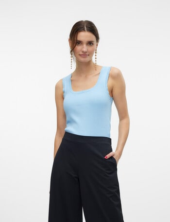 Vero Moda Fiji Sleeveless U-Neck Top, Dutch Canal product photo