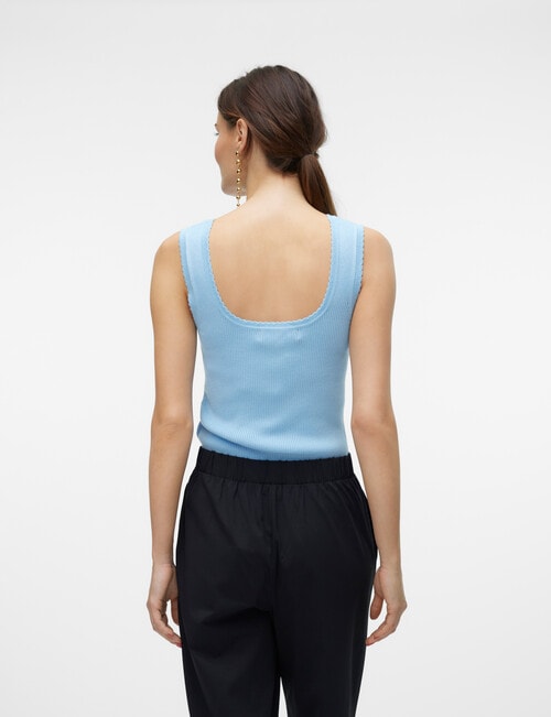 Vero Moda Fiji Sleeveless U-Neck Top, Dutch Canal product photo View 02 L