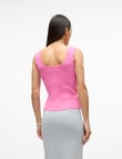 Vero Moda Fiji Sleeveless U-Neck Top, Pink Cosmos product photo View 02 S