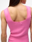 Vero Moda Fiji Sleeveless U-Neck Top, Pink Cosmos product photo View 05 S