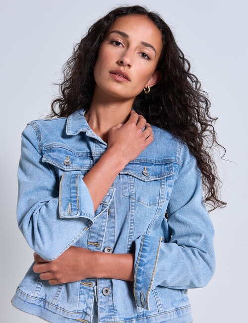 Denim Republic Denim Jacket, Light Blue product photo