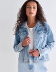 Denim Republic Denim Jacket, Light Blue product photo View 06 S