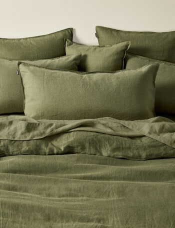 Domani Toscana Lodge Pillowcase, Olive product photo