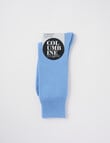 Columbine Comfy Cotton Crew Sock, Hail product photo View 02 S