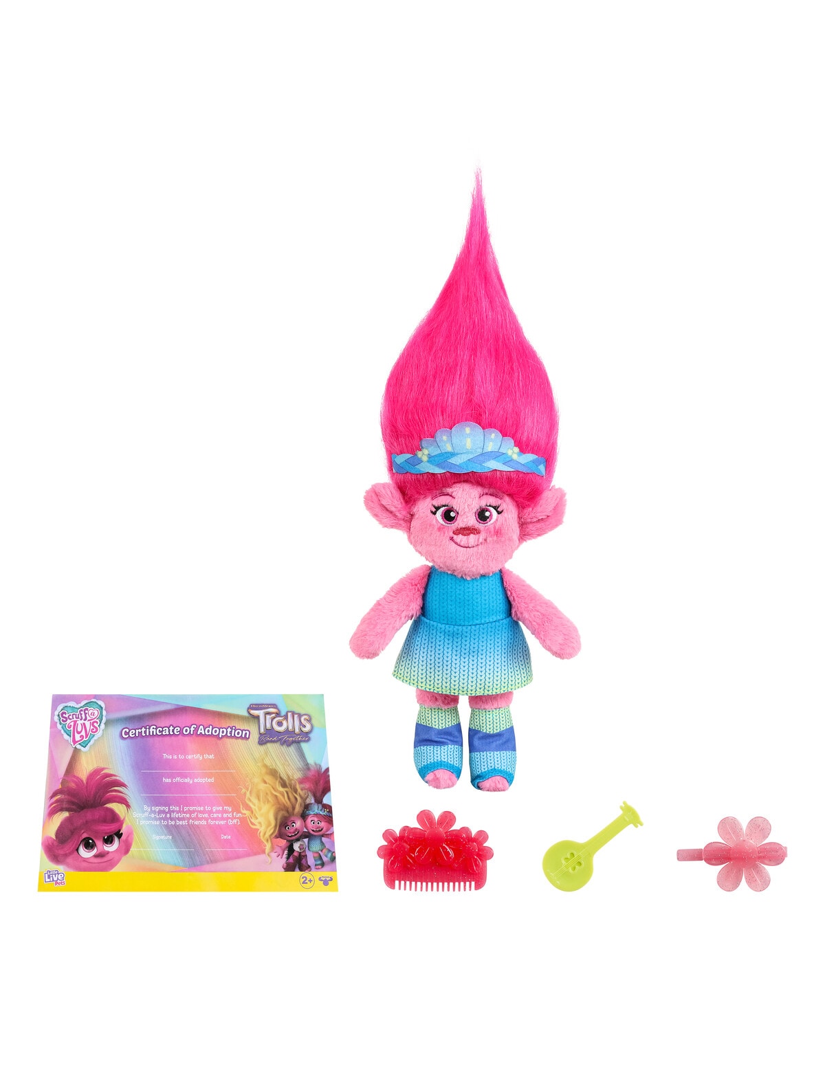 Scruff A Luvs Trolls, Assorted - Dolls & Accessories