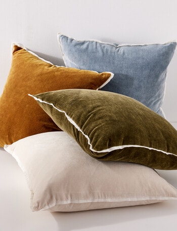 M&Co Vallejo Velvet Cushion, Nomad product photo