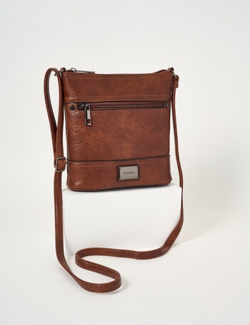 Pronta Moda Lucy Crossbody, Brown product photo