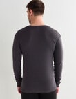 Superfit Polyester EcoVero Long Sleeve Crew Top, Grey product photo View 02 S