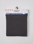 Superfit Polyester EcoVero Long Sleeve Crew Top, Grey product photo View 05 S