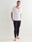 Superfit Polyester Ecovero Short Sleeve V-Neck Top, White product photo View 03 S