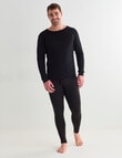 Superfit Polyester Eco Vero Long Sleeve Crew Top, Black product photo View 03 S