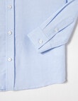 High Street Formal Long Sleeve Shirt, Oxford Blue product photo View 03 S