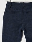 High Street Knit Pant, Navy product photo View 02 S