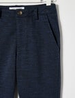 High Street Knit Pant, Navy product photo View 03 S