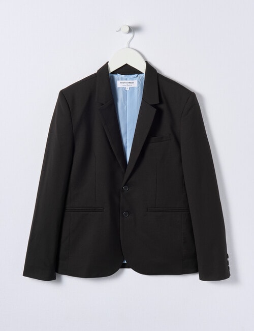 High Street Classic Formal Blazer, Black product photo View 02 L