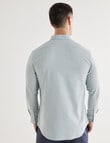 L+L Oxford Garment Dyed Washed Long Sleeve Shirt, Mint product photo View 02 S