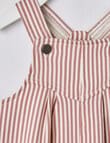 Teeny Weeny Striped Overall, Elsie Pink & Warm White product photo View 02 S