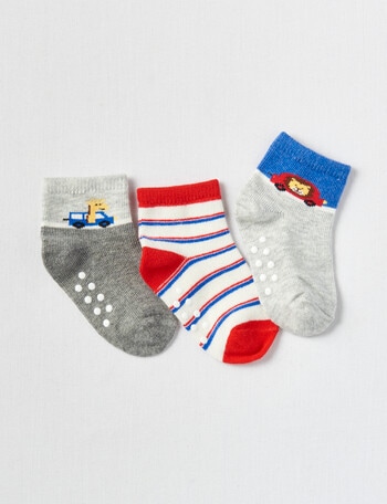 Ethan Baby Boy Socks 6 Pack - Sticky Be Socks Tights & Socks, Maisonette