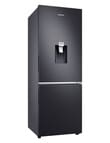 Samsung 307L Bottom Mount Fridge Freezer, Black, SRL325DMB product photo View 03 S