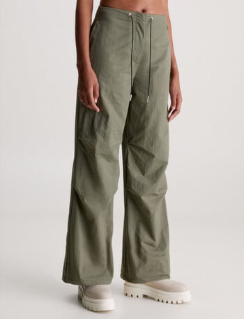 Calvin Klein Parachute Pant, Olive product photo