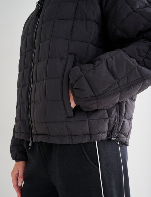 Superfit Puffer Jacket, Black product photo View 06 L