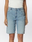 ONLY Sonny Wide Denim Shorts, Light Blue product photo