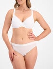 Berlei Barely There Lace Tshirt Bra, White, A-E product photo View 04 S