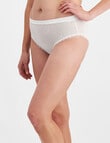 Berlei Barely There Lace Full Brief, White, 8-20 product photo View 02 S