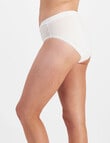 Berlei Barely There Lace Full Brief, White, 8-20 product photo View 03 S