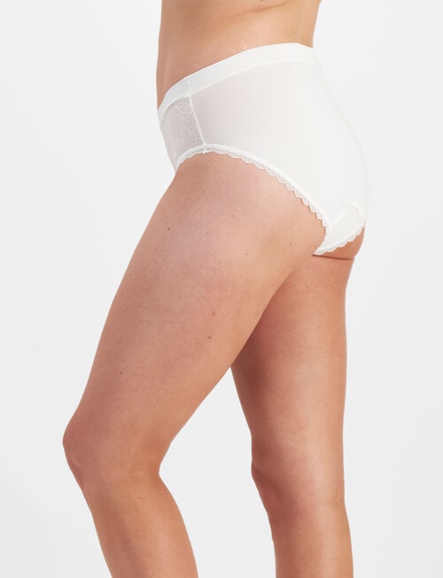 Berlei Barely There Lace Full Brief, White, 8-20 product photo View 03 L