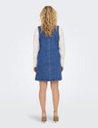 ONLY Beya Sleeveless Denim Dress, Medium Blue product photo View 02 S