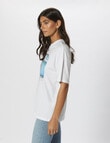 ONLY Holly Motel Short Sleeve Top, Bright White product photo View 06 S