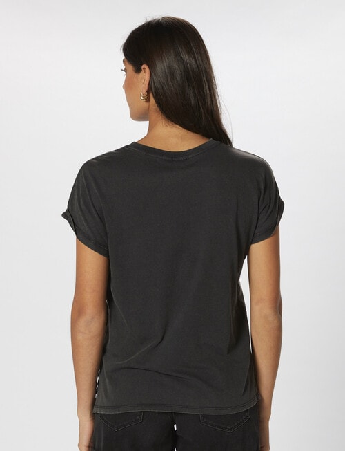 ONLY Lucy Wings Short Sleeve Top, Black product photo View 02 L