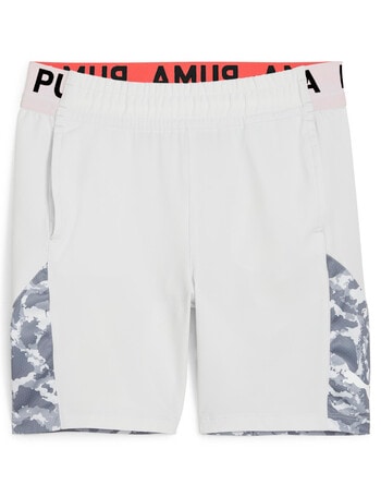 Puma Runtrain All-Over Print Shorts, Silver Mist product photo