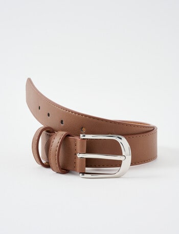 Mac & Ellie Formal Belt, Tan product photo