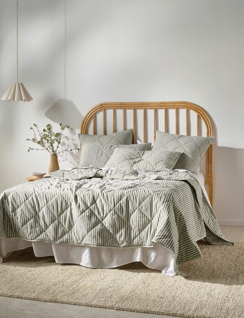 Linen House Pedro Bedcover, Charcoal product photo