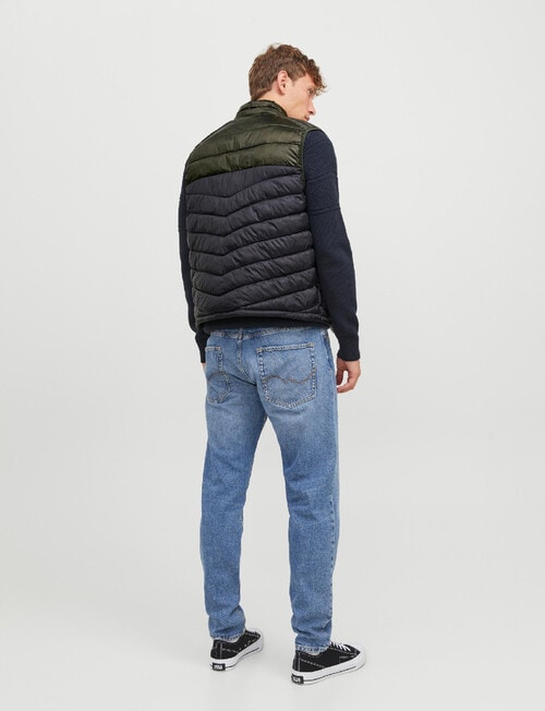 Jack & Jones Hero Bodywarmer Puffer Vest, Rosin product photo View 03 L