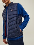 Jack & Jones Hero Bodywarmer Puffer Vest, Navy Blazer product photo View 02 S