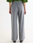 Mineral Stripe Beth Wide leg Pant, Grey product photo View 02 S