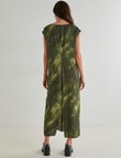 Mineral Sarah Print Dress, Green product photo View 02 S