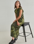 Mineral Sarah Print Dress, Green product photo View 03 S